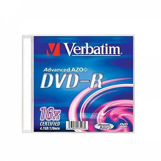 DVD-R Verbatim 16x kuitija slim  sa folijom