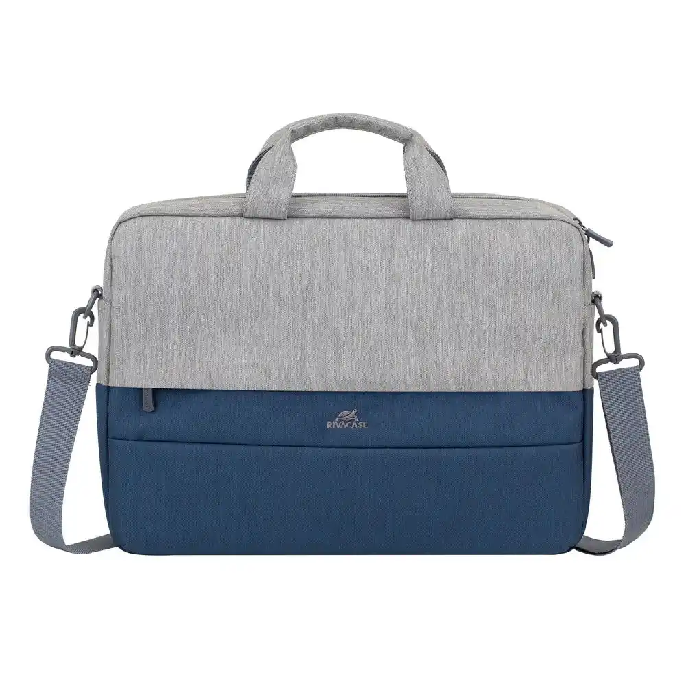 Torba za Laptop 16 RIVACASE 7532/plavo siva/anti theft