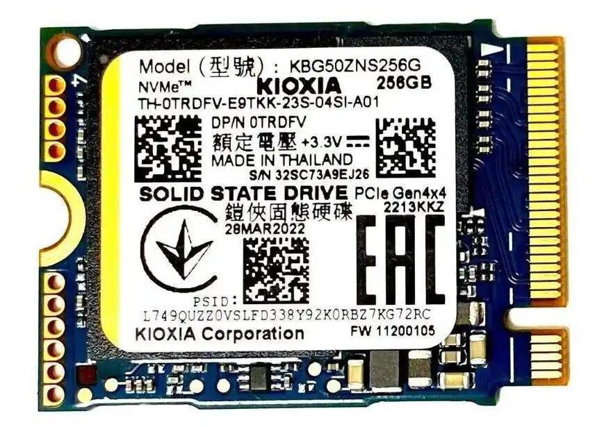 SSD M.2 NVMe 256GB KIOXIA KBG50ZNS256G BG5 - 2230 - Bulk