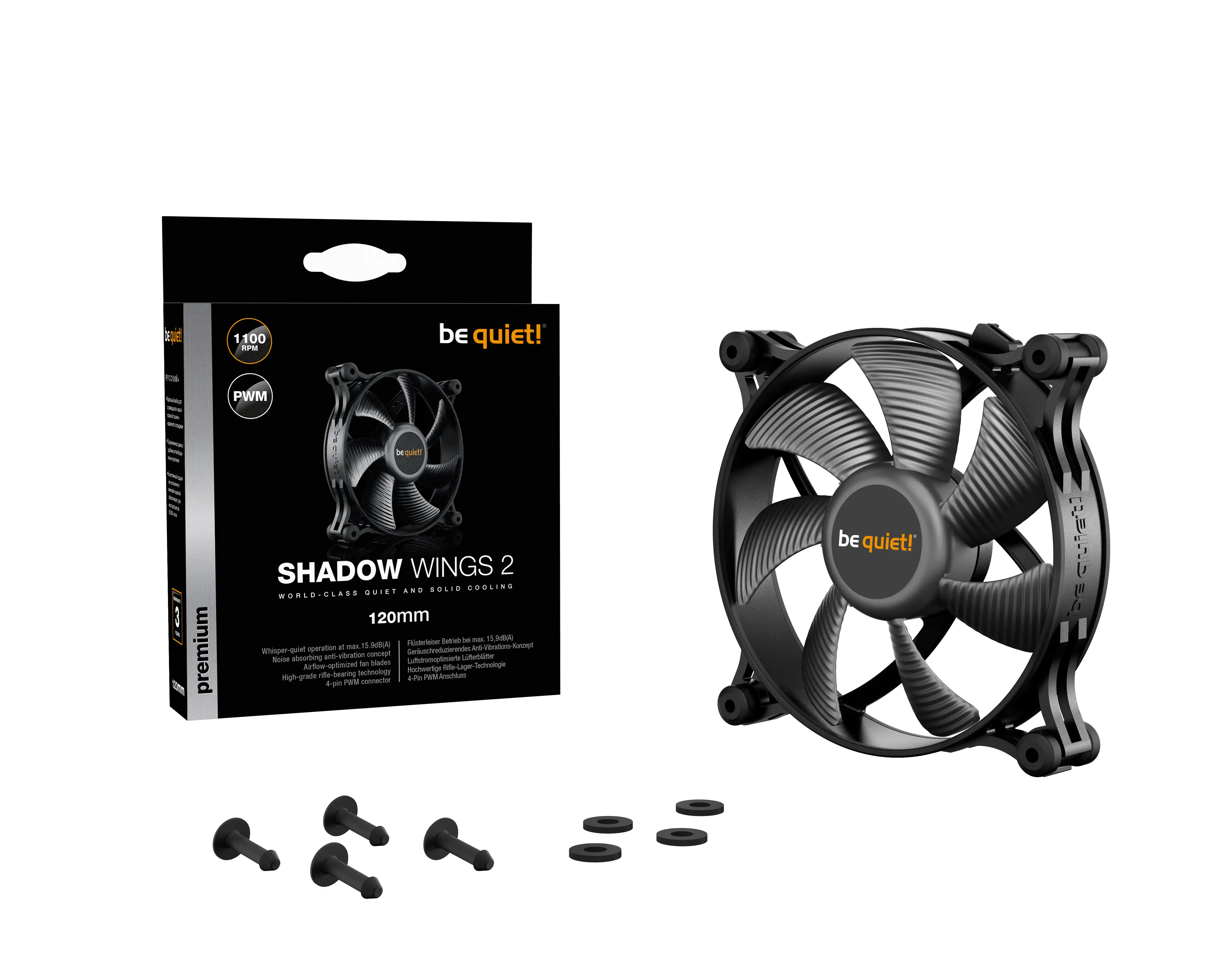 Case Cooler Be quiet Shadow Wings 2 120mm PWM BL085