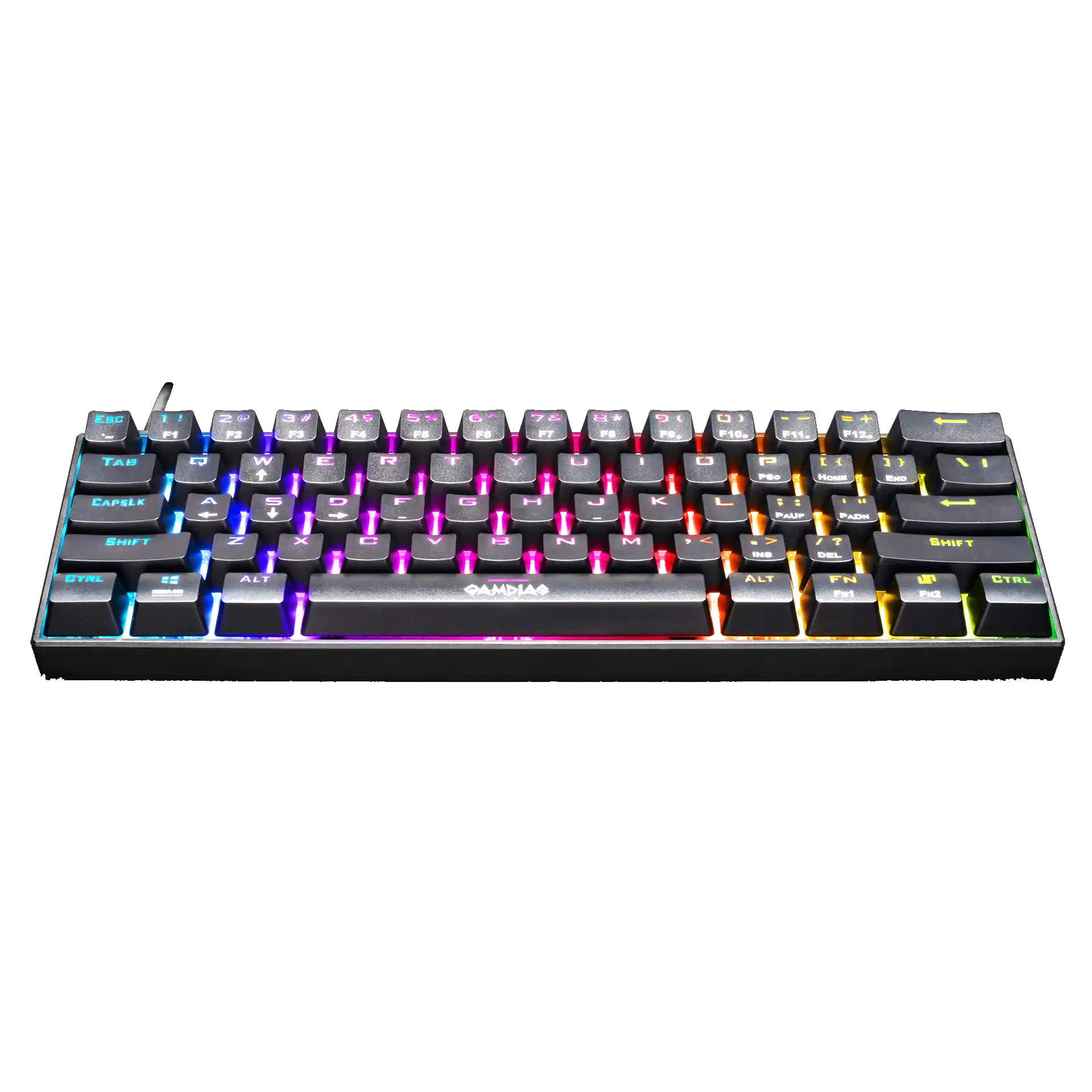 Tastatura Gamdias Hermes E3 RGB mehanička, crna,red switch