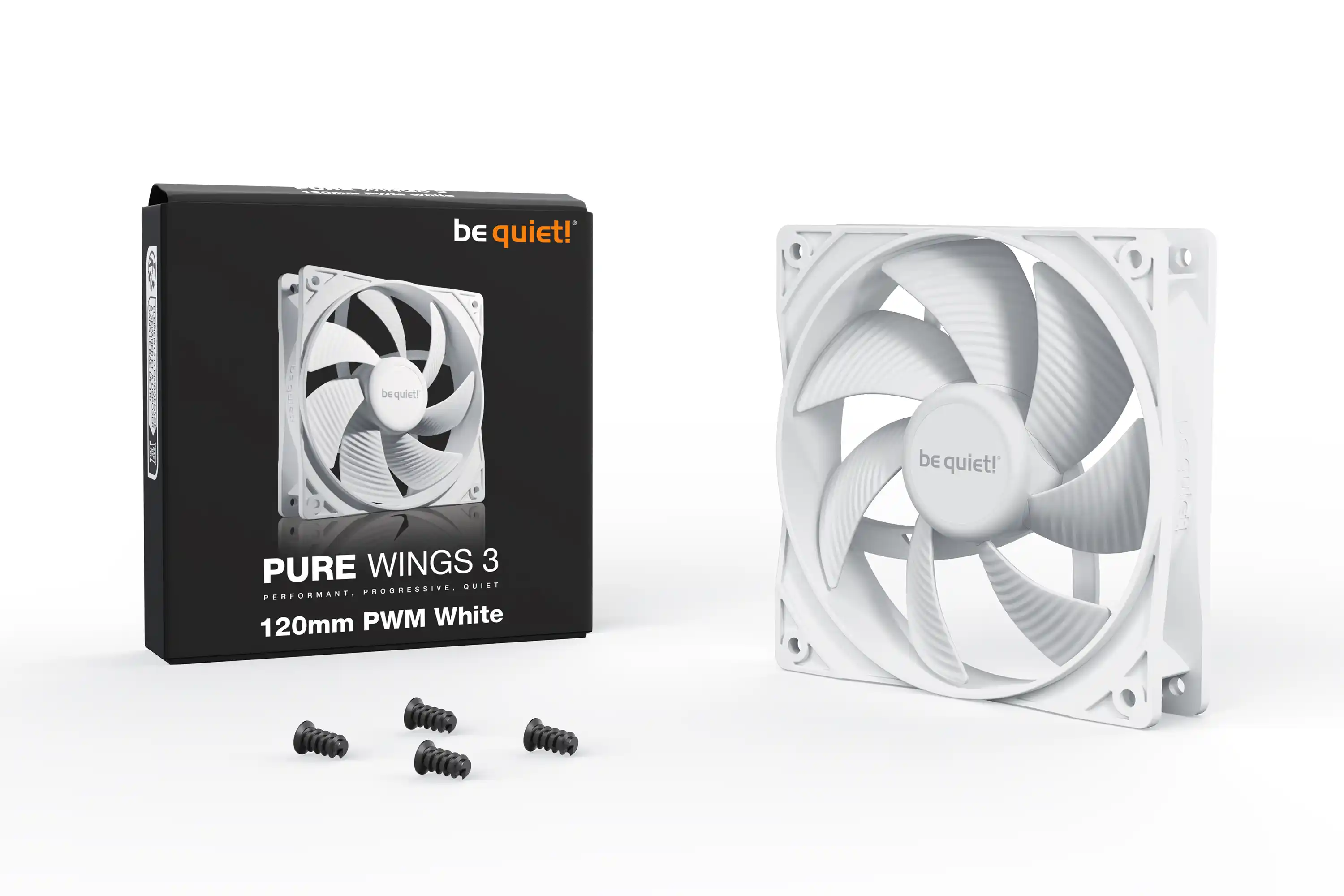 Case Cooler Be quiet Pure Wings 3 120mm PWM BL110 White