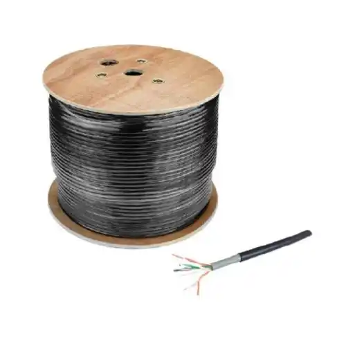 FTP cable CAT 6A F/FTP - 500 Mhz, 4x2xAWG-23 FPC-6260E-SOL-OUT Gembird