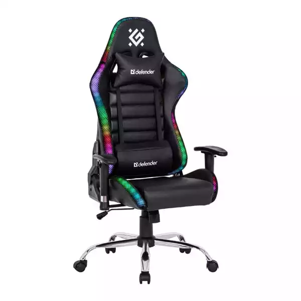 Gaming Stolica Defender Ultimate Crna RGB