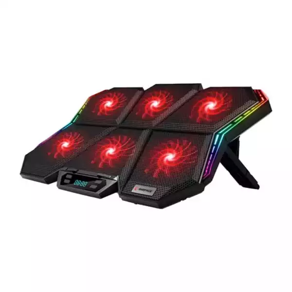 Gaming postolje za laptop Rampage Gale AD-RX44 X/6 ventilatora/12 RGB modova/LCD display 35083