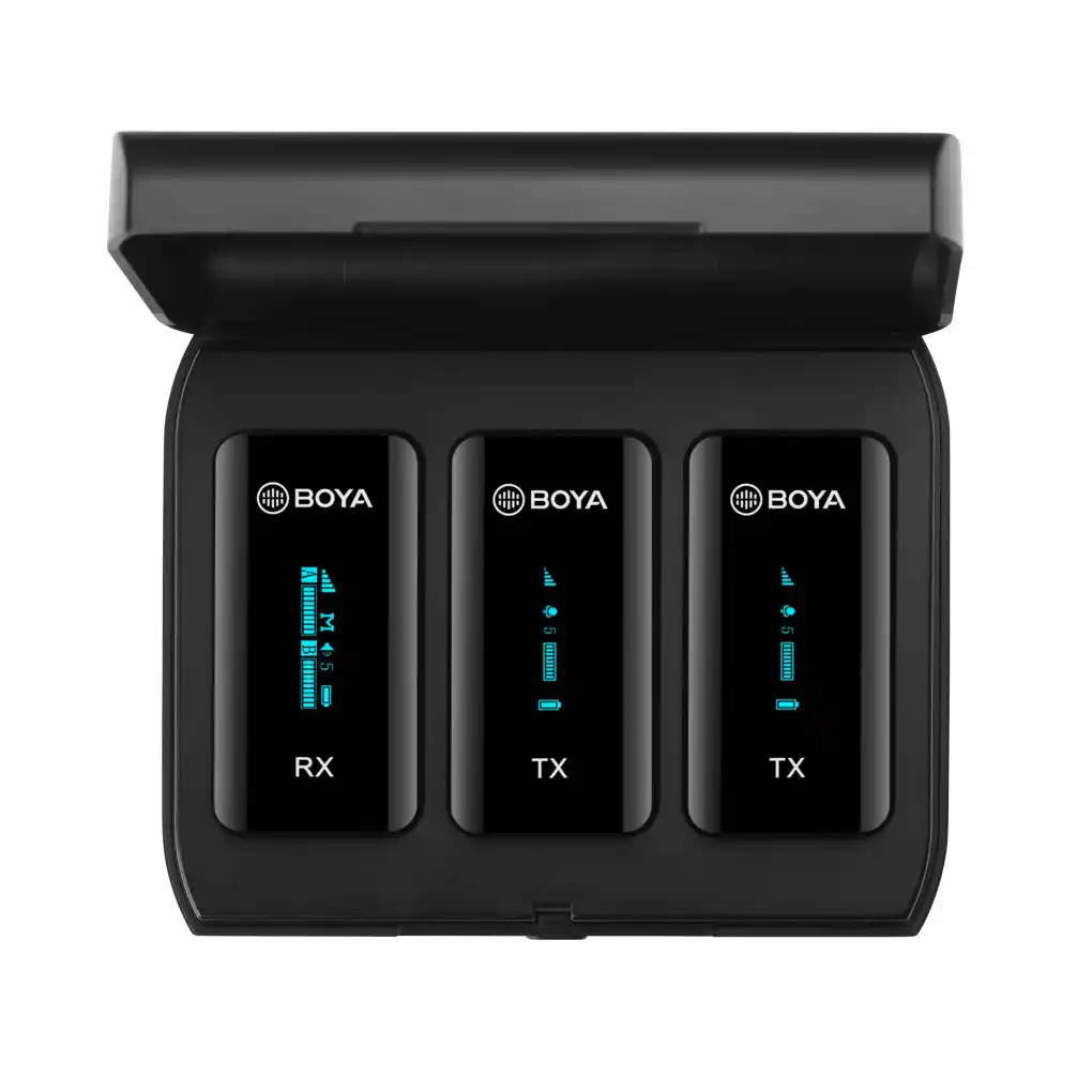 Boya BY-XM6-K2 2.4GHz Ultra-compact Wireless Microphone System Kit