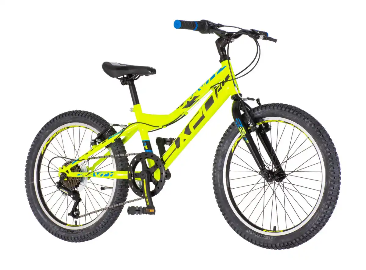 Bicikl Explorer Rhino 20/11/Žuti/Ram 11/Točak 20/Brzine 6/Kočnica V brake