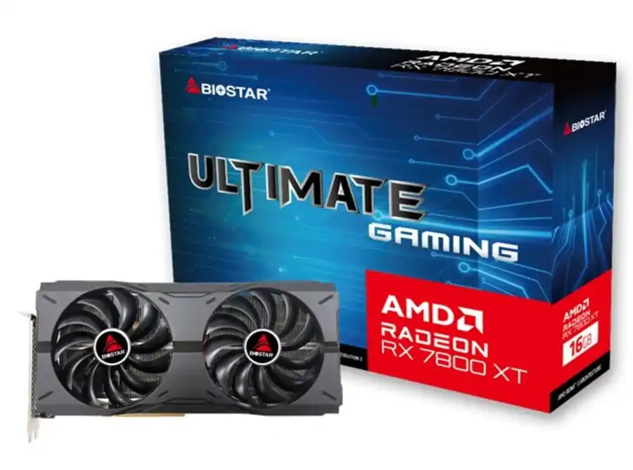 Graficka karta Biostar RX-7800XT 16GB GDDR6 256 bit 3xDP/HDMI