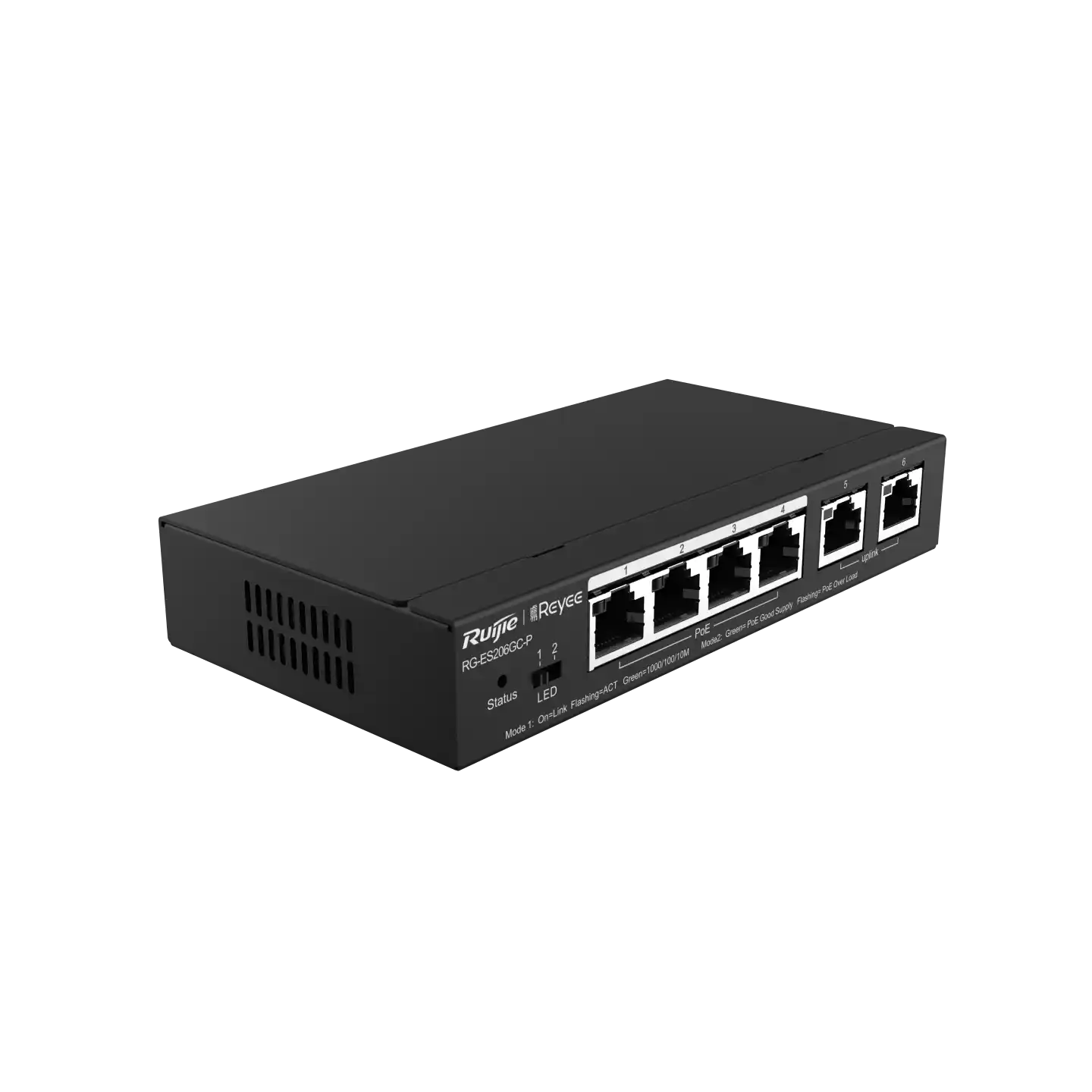 Smart Switch RG-ES206GC-P, PoE p-portni