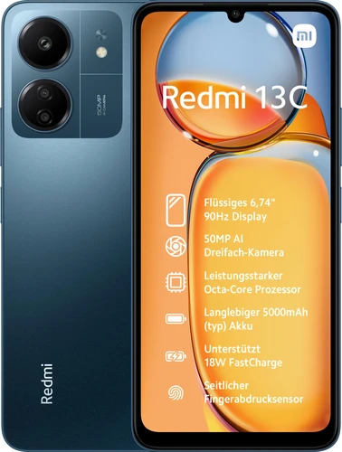 Mobilni telefon Xiaomi Redmi 13C 8/256GB Navy Blue
