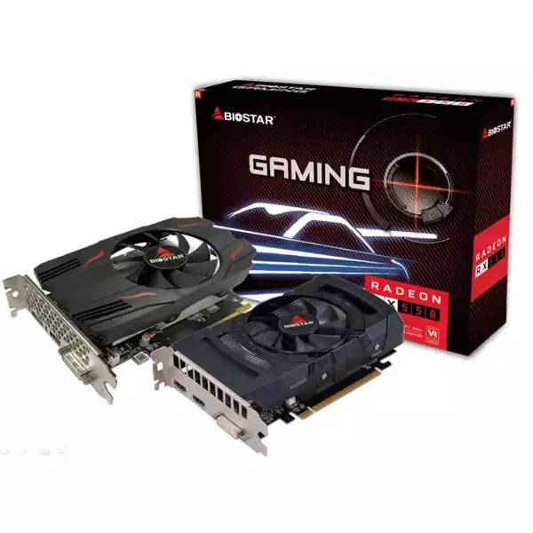 Graficka karta Biostar RX550 4GB GDDR5 128 bit  DVI/DP/HDMI TBMRA-BS2- Outlet