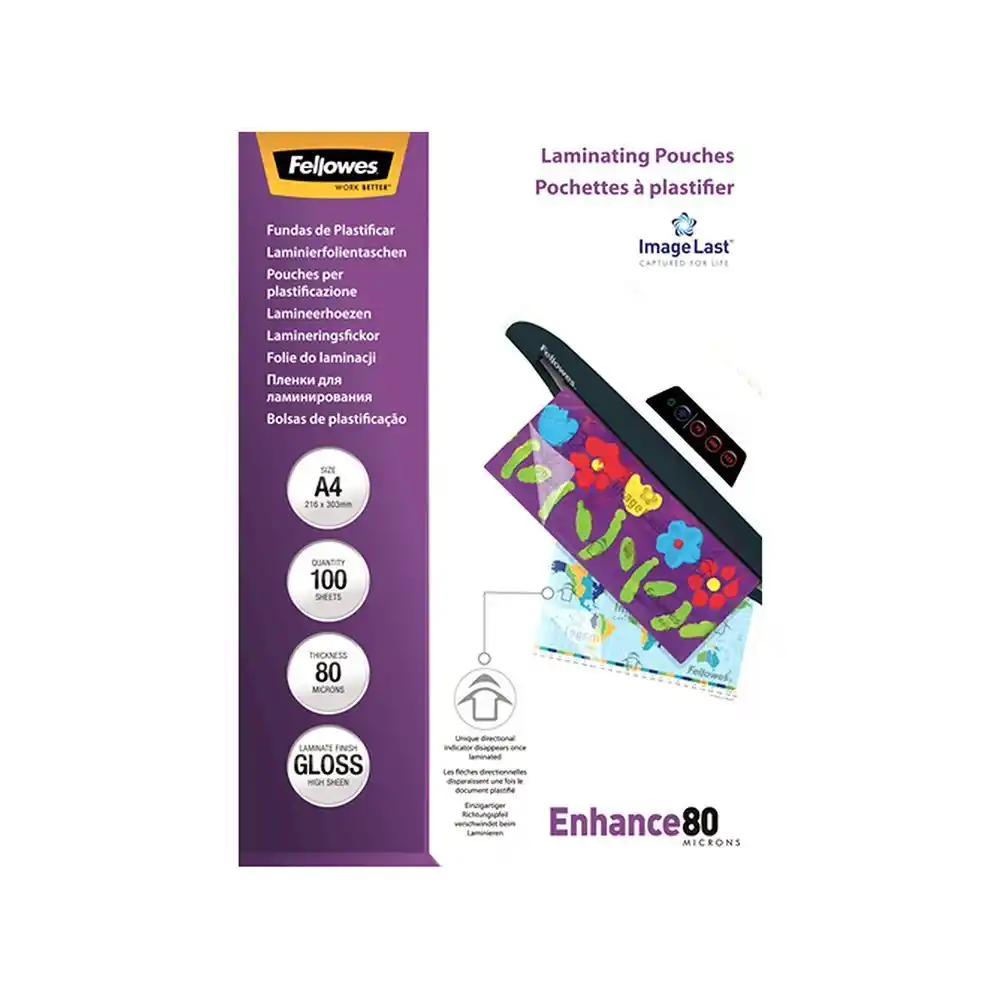 Folija za plastifikaciju  Fellowes 5306114 - A4 80 mic