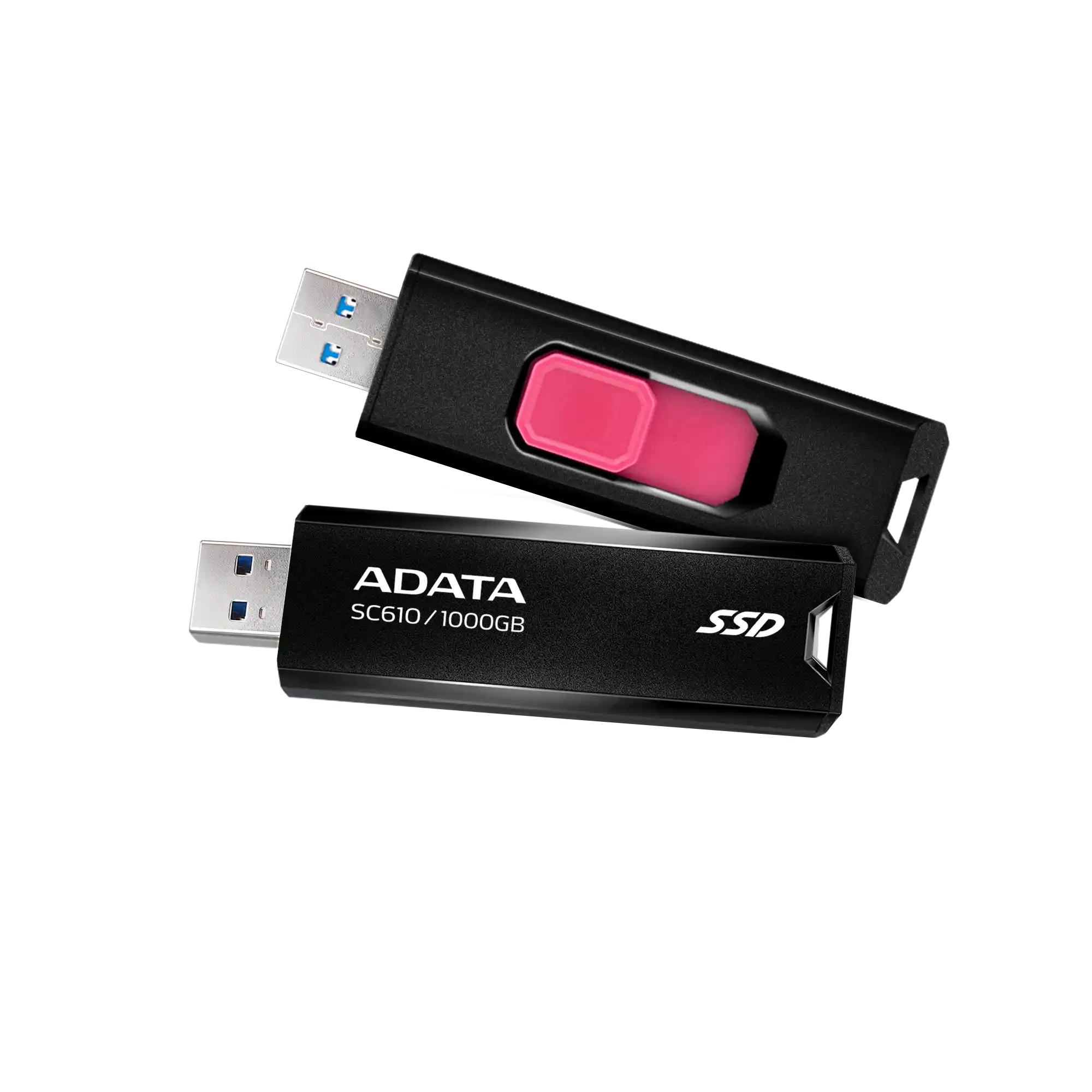 Eksterni USB SSD Stick Adata SC610-1000G-CBK/RD 1TB Black