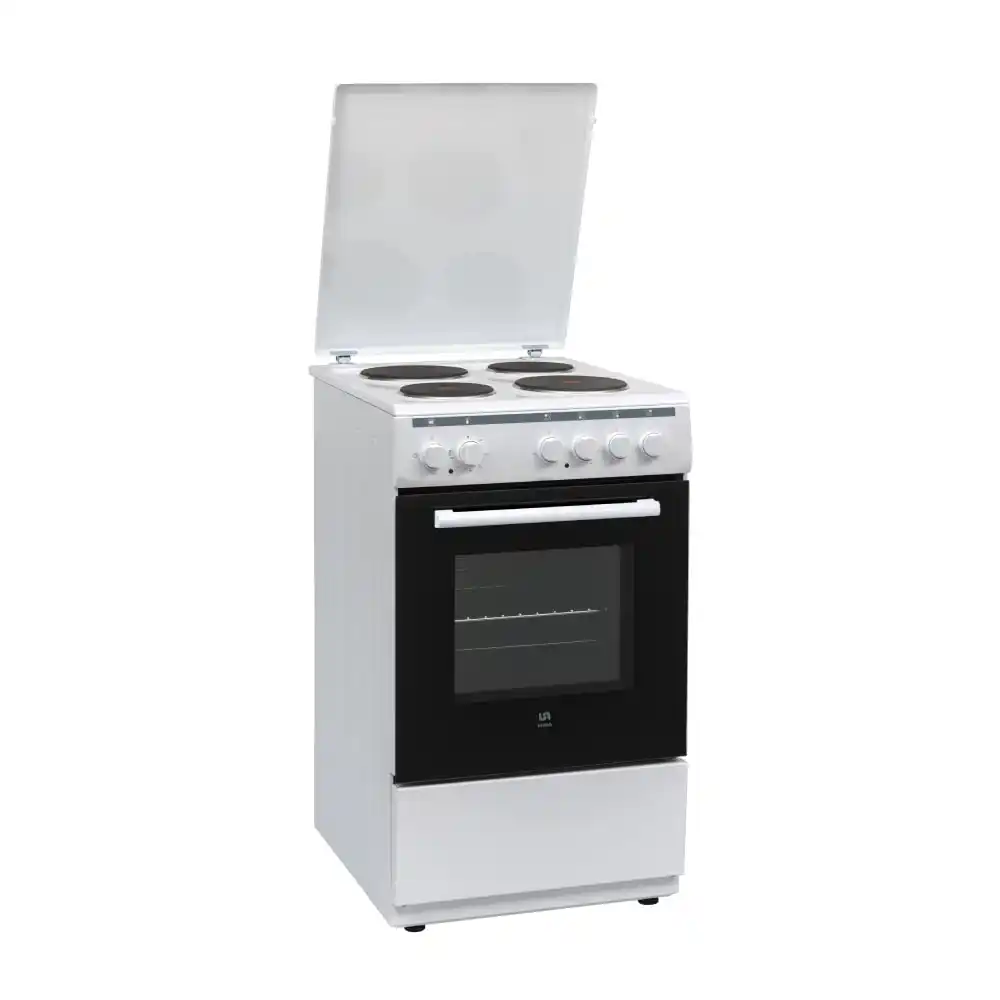 Električni šporet Union W-50.4/50cm/Ploca za kuvanje:ringle/Konvencionalna rerna 55l/bela