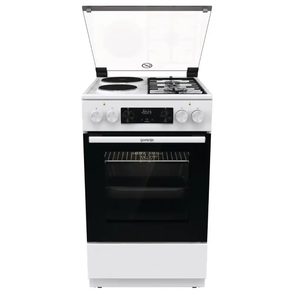 Kombinovani šporet Gorenje GK5C62WF  širina 50cm/bela/kombinovana ploca/rerna 70l