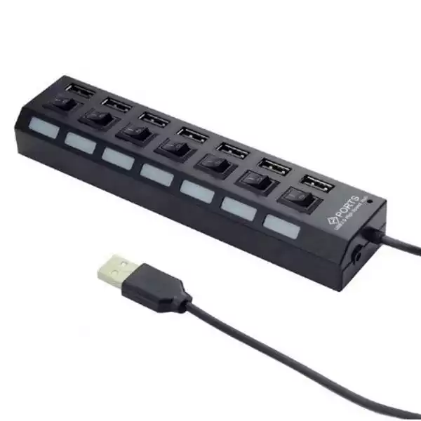 USB HUB 7 port Gembird 2.0 UHB-U2P7-03 sa prekidačem