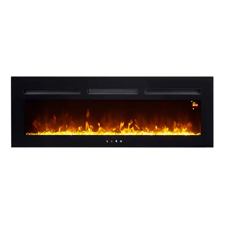Elektricni ugradni kamin Prosto 60inch/kristal/touch/9 boja/2u1
