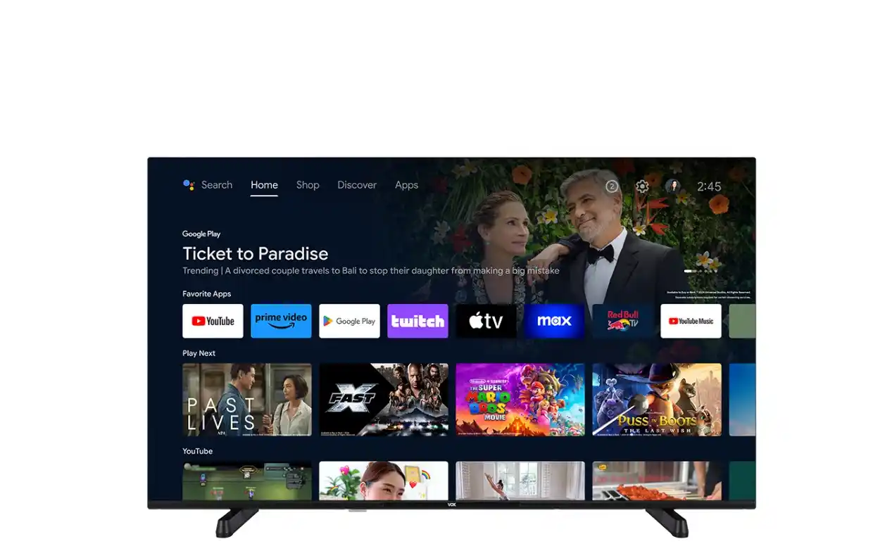 SMART LED TV 50 VOX 50VAU754BHB 3840x2160/UHD/4K/DVB-T2/C/S2/Android