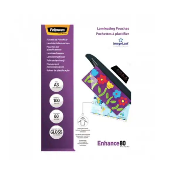 Fellowes Folija za plastifikaciju FELLOWES 5306207 - A3 80 mic ( 9106 ) 