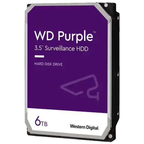 Hard disk 6TB SATA3 Western Digital Caviar 64MB WD62PURZ Purple Recertified