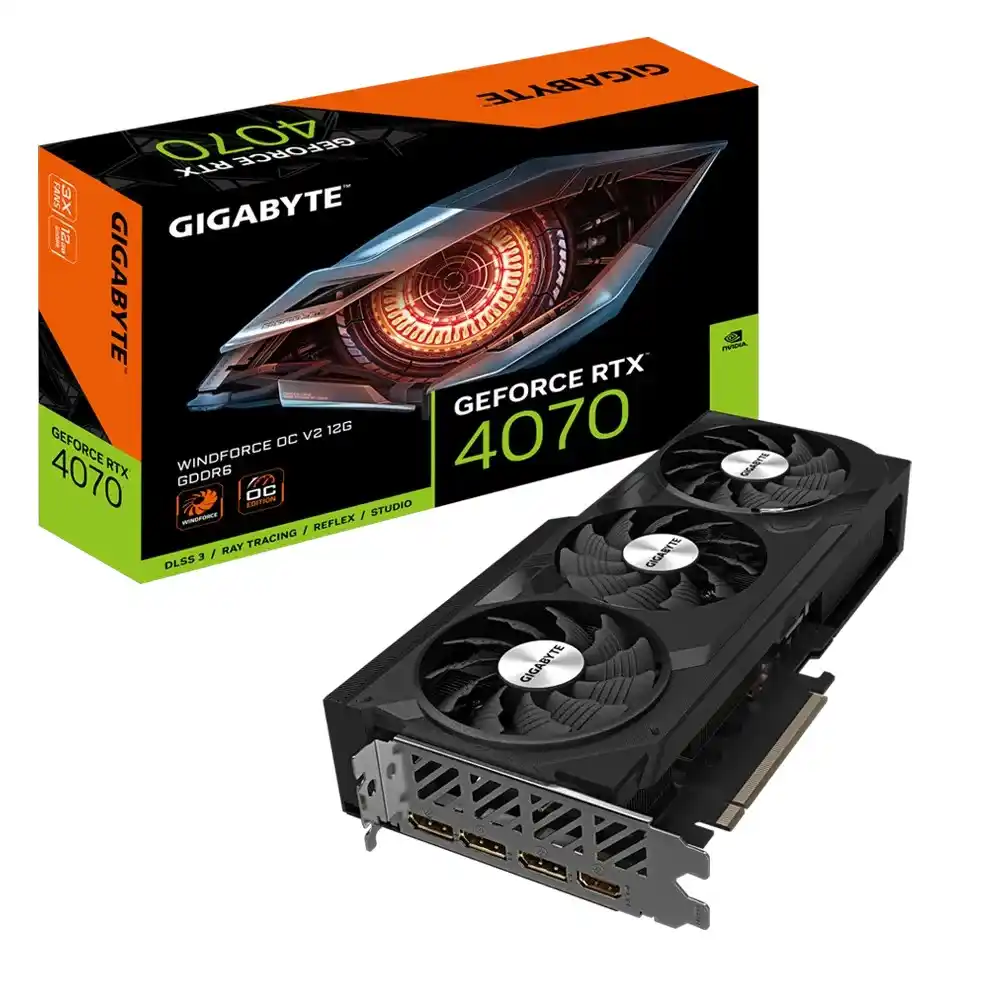 Grafička karta Gigabyte GeForce RTX 4070 GV-N4070WF3OCV2-12GD 12GB  192bit  3xDP/HDMI
