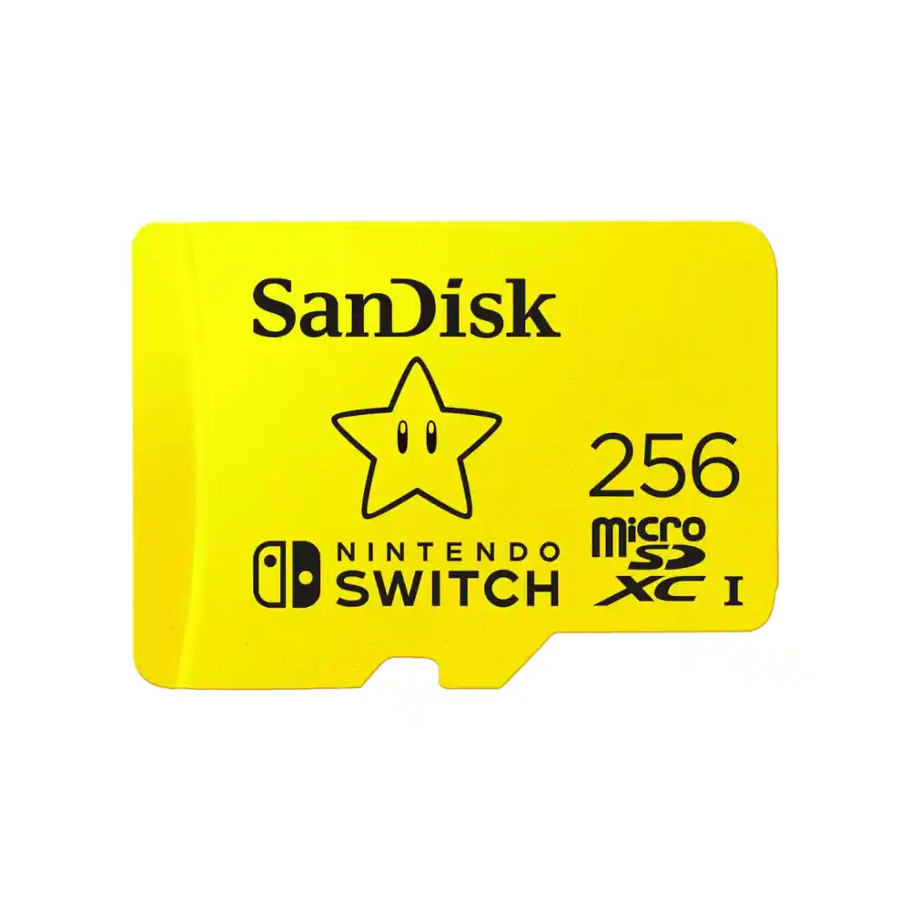 Micro SD Card 256GB SanDisk SDXC Nitendo Switch SDSQXAO-256G-GNCZN