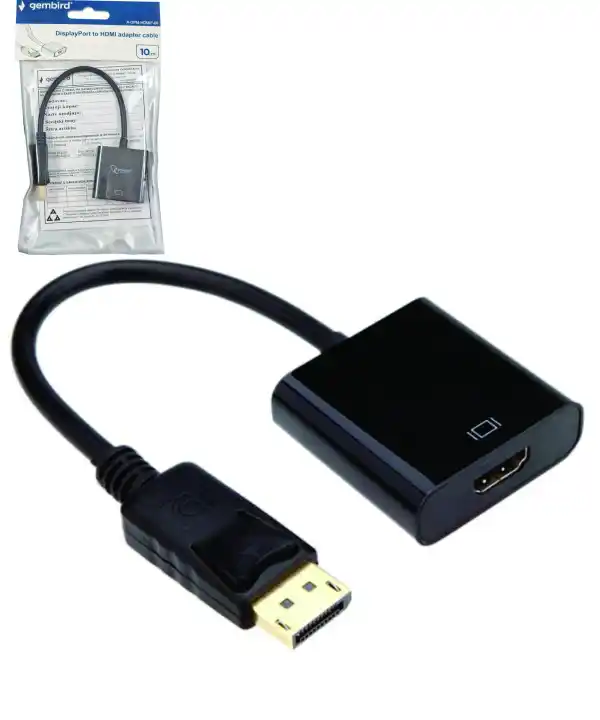 Adapter konverter Displayport-HDMI Gembird M/F A-DPM-HDMIF-08