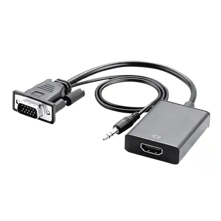 Adapter konverter VGA-HDMI M/F + Audio