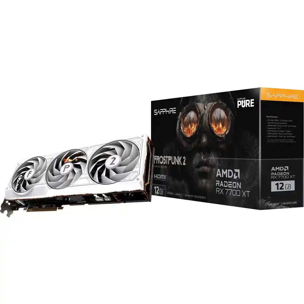 Graficka karta Sapphire AMD RX-7700XT PURE 12GB + FROSTPANK 2
