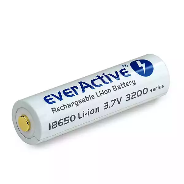 Industrijska punjiva baterija 3200mAh EverActive + micro USB 18650, punjiva