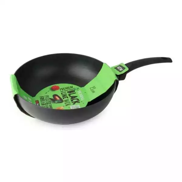 TEXELL tiganj wok TPBL-W28 black line 28cm