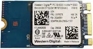 SSD M.2 256 GB Western Digital PC SN520 NVme 2242 - Bulk