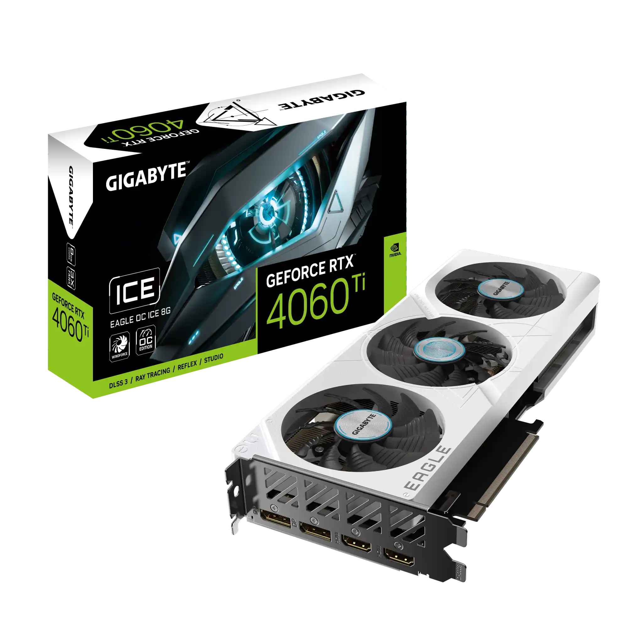 Grafička karta Gigabyte RTX 4060 Ti EAGLE OC ICE 8G GV-N406TEAGLEOC ICE-8GD