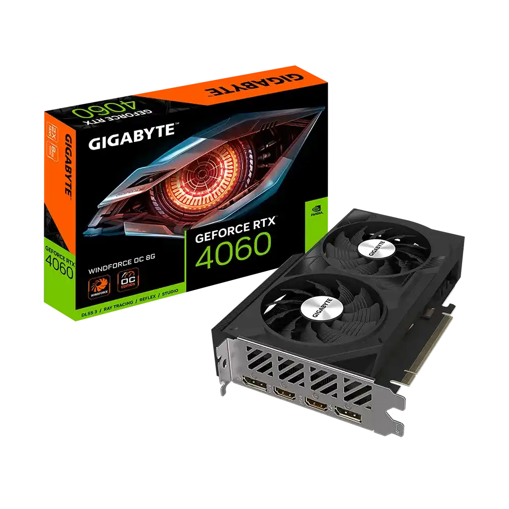 Grafička karta Gigabyte GeForce RTX 4060 GV-N4060WF2OC-8GD 8GB 128bit 2xDP/2xHDMI bulk