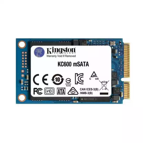 SSD  mSATA 256GB Kingston SKC600MS/256G 550MBs/500MBs