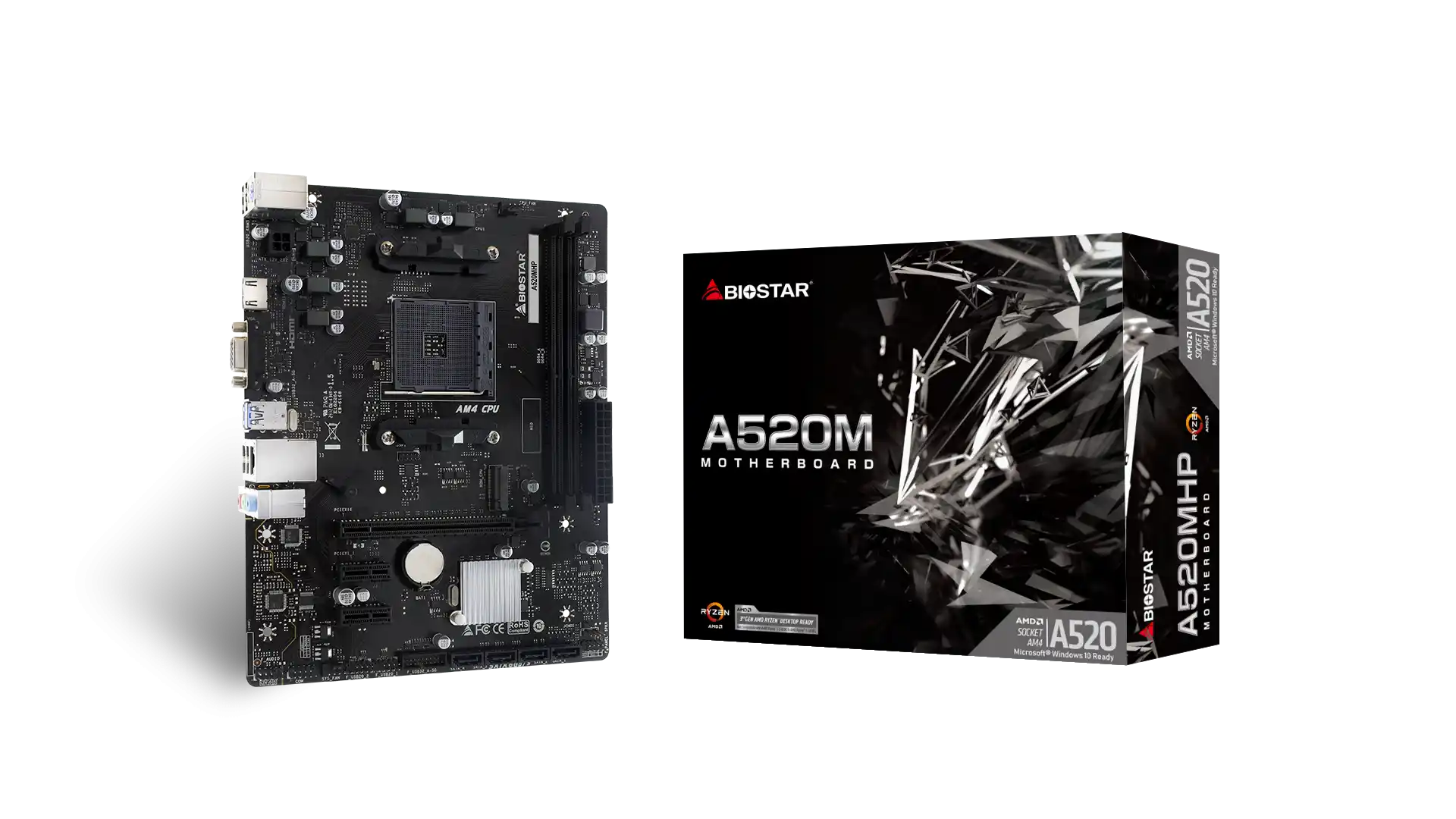 Matična ploča AM4 Biostar A520MHP VGA/HDMI/M.2
