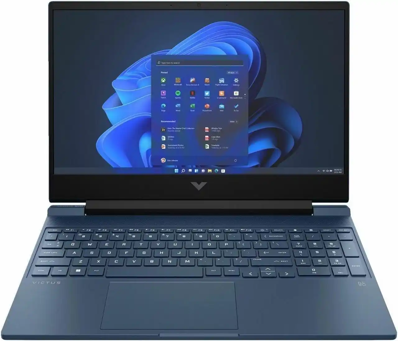 Laptop HP Victus 15-FA0033 15.6 FHD IPS 144Hz/i5-12450H/16GB/NVMe 512GB/RTX3050 4GB/blue