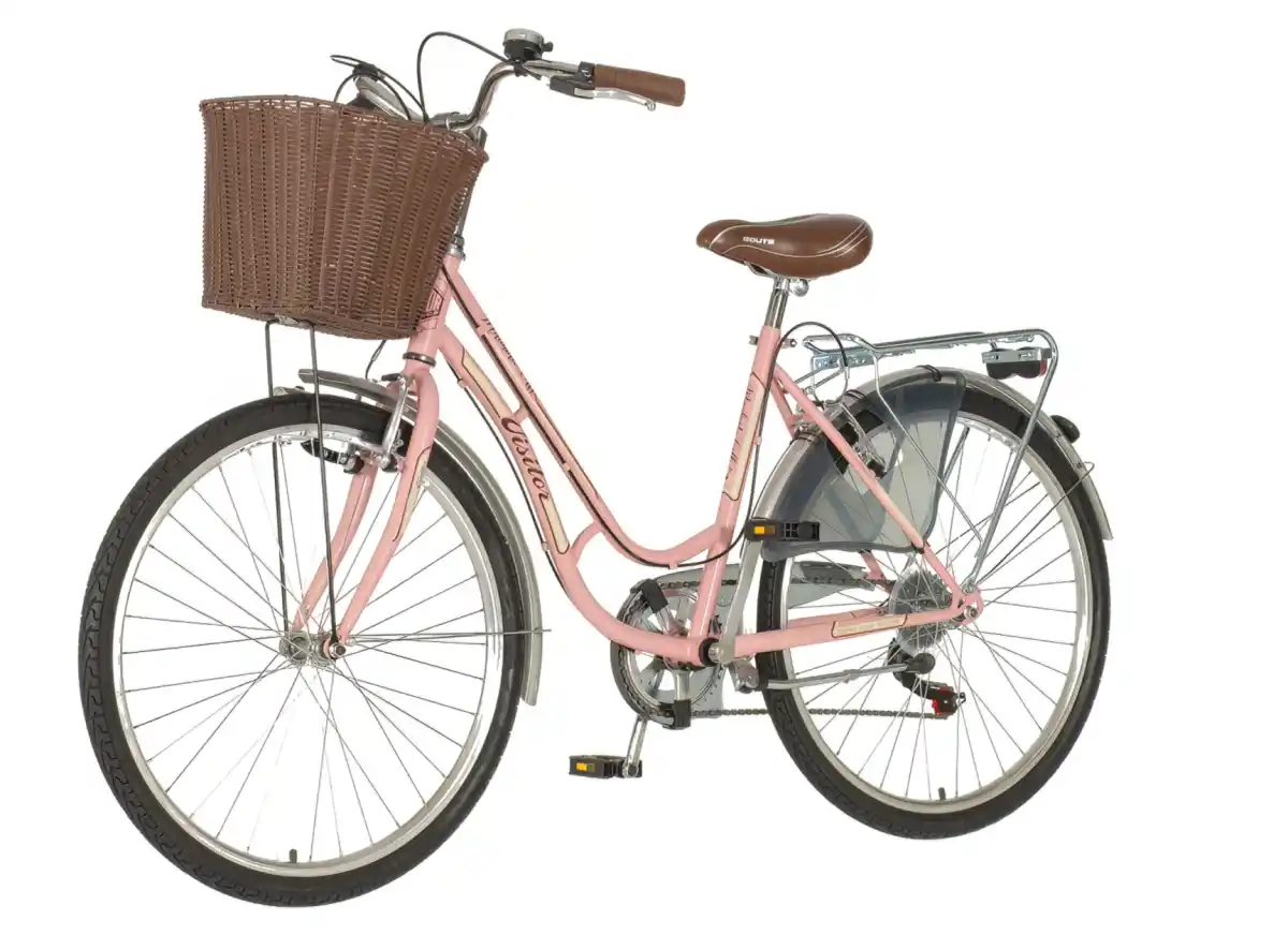 Bicikla Visitor Machiato Caffe FAM262ZTVVB/221K4P9/S/M18 26/18 svetlo roze/korpa siva
