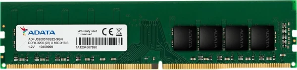 Memorija DDR4 AData 16GB 3200MHz AD4U3200316G22-SGN