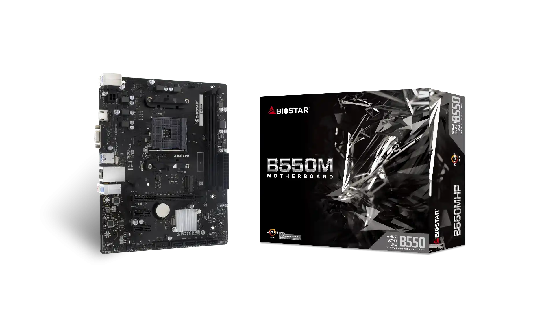 Matična ploča AM4 Biostar B550MHP VGA/HDMI/M.2