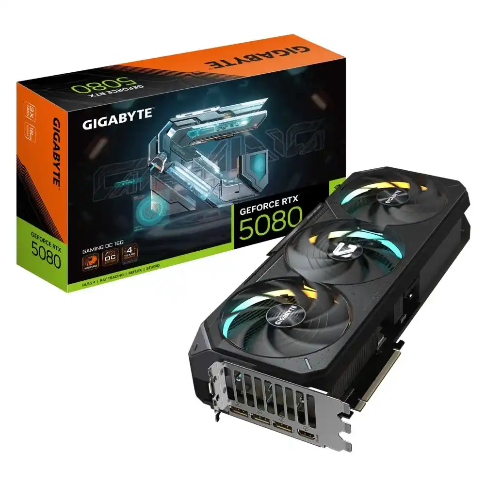 Grafička karta Gigabyte GeForce RTX 5080 Gaming OC GV-N5080GAMINGOC-16GD 16GB GDDR7 256bit 3xDP/HDMI
