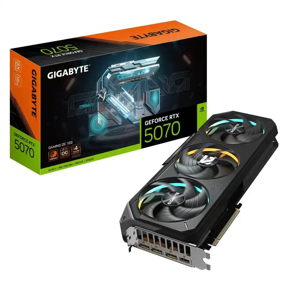 Graficka karta Gigabyte GeForce RTX 5070 GAMING OC  GDDR7 12GB 192bit 3xDP/HDMI