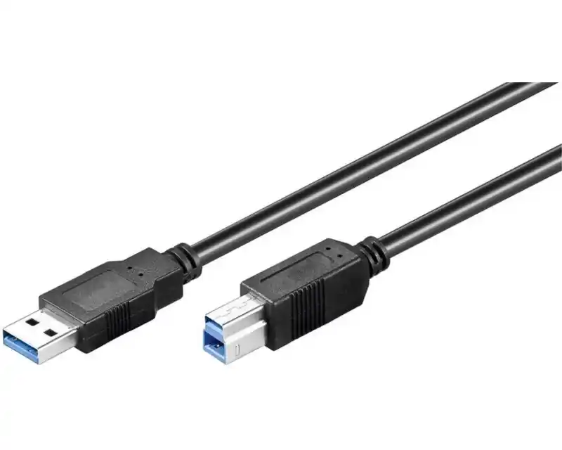 Kabl USB 3.0 A - USB B M/M 1.8 m crni E-green