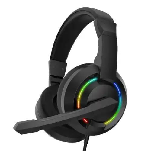 Slušalice sa mikrofonom Baracuda HYDRA 40mm/Multiplatform/RGB/Crna