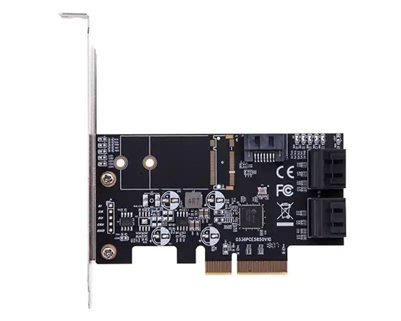Kartica PCI-e 5 x Sata kontroler Sata III JMB585 E-Green