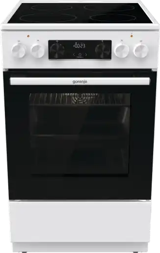 Električni šporet Gorenje GEC5C61WG širina 50cm/keramička ploča/ventilatorska rerna