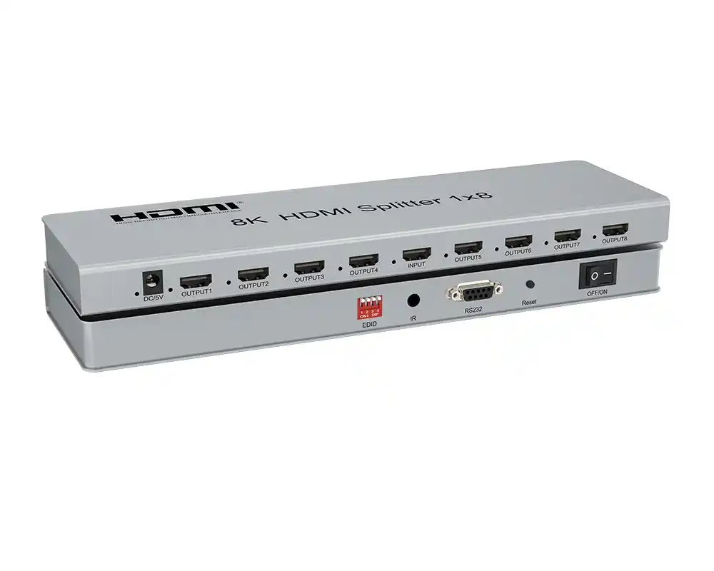 HDMI spliter 1/8 1080P 3D V1.4 aktivni KT-HSP 1.8 Kettz