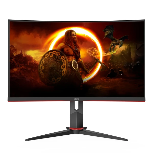Monitor 27 AOC CQ27G2S 2560x1440/VA/1ms/144Hz/2xHDMI/DP/AMD FreeSyncAdaptive Syn