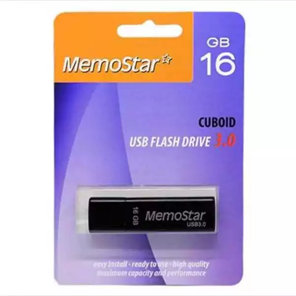 USB Flash 16GB 3.0 CUBOID MemoStar Crni