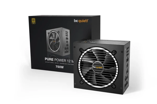 Napajanje Be Quiet Pure Power 12 M750W BN343 Gold  Modularno ATX3.0 - Outlet